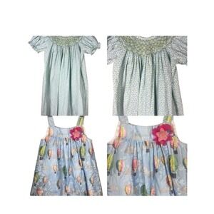 Bundle 2T Boutique Dresses Shrimp & Grits Kids Smocked Pastourelle Pippa Julie